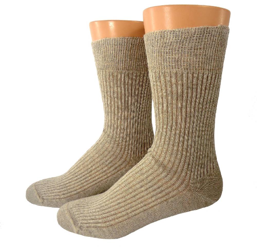 Shimasocks Herren Bio Socken Leinen