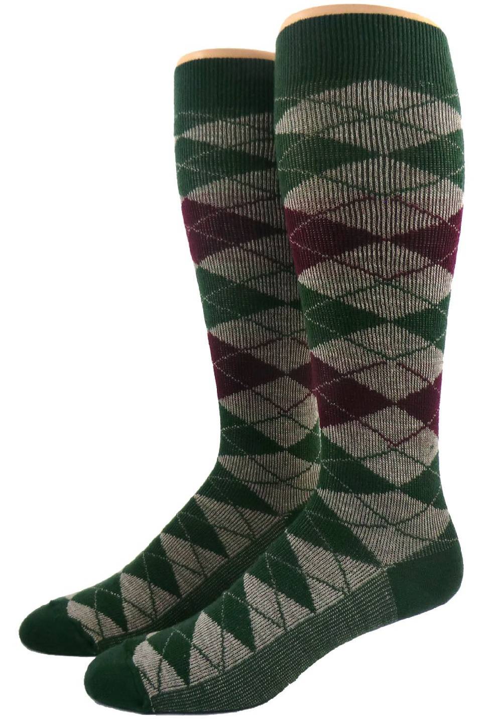 Shimasocks Herren Jacquard Kniestrümpfe