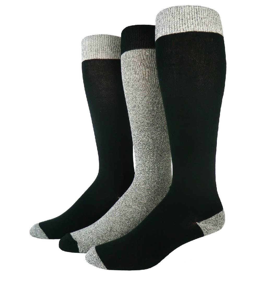 Shimasocks Herren Kniestrümpfe Jaspé 3er Pack