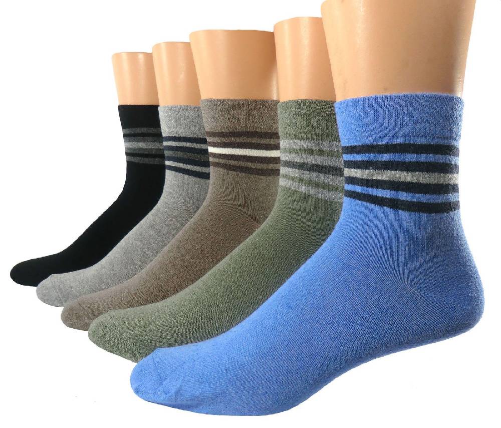 Shimasocks Herren Kurzschaftsocken 5er Pack Ringel