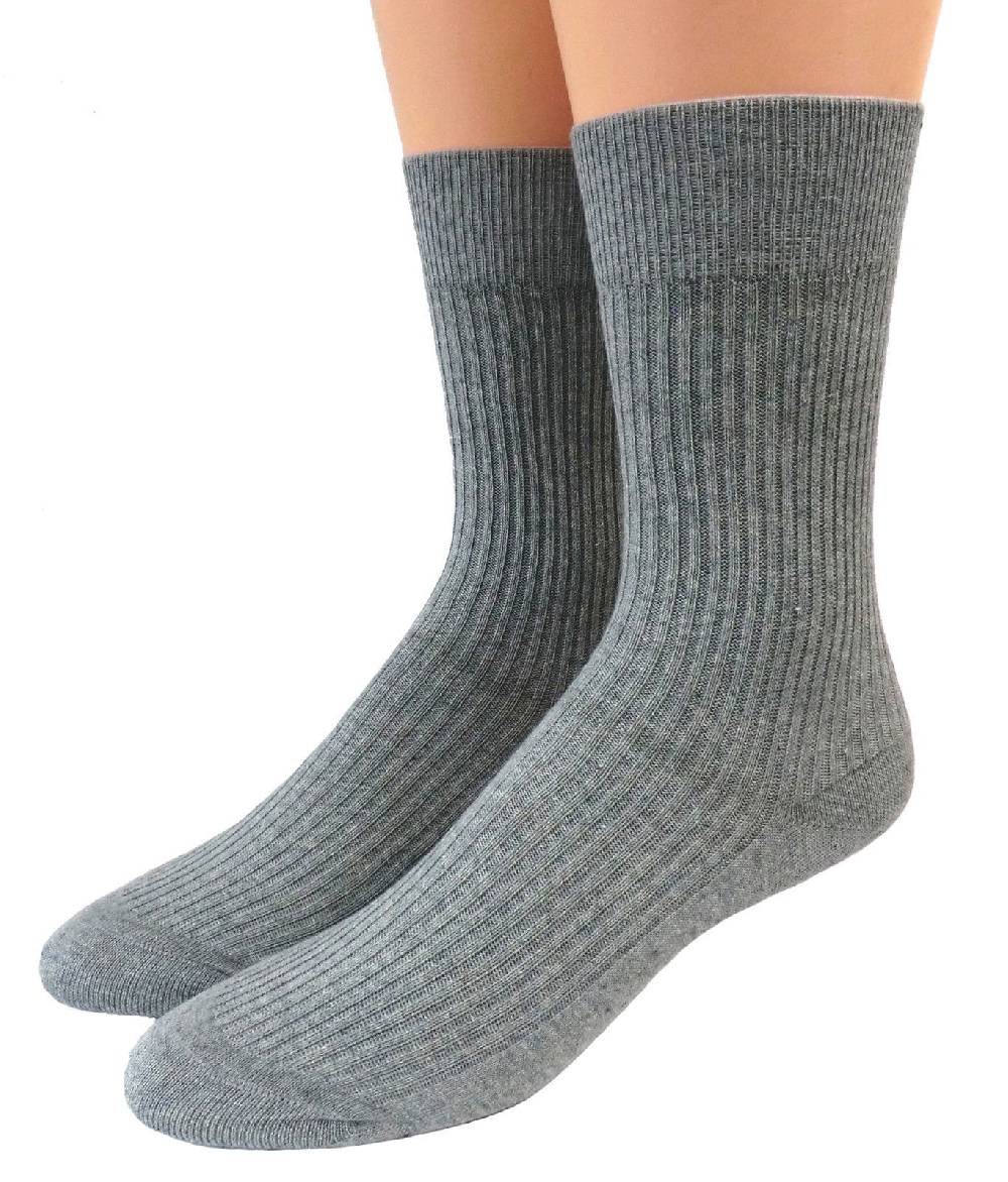 Shimasocks Herren Socken 2:2 Rippe 100% Baumwolle
