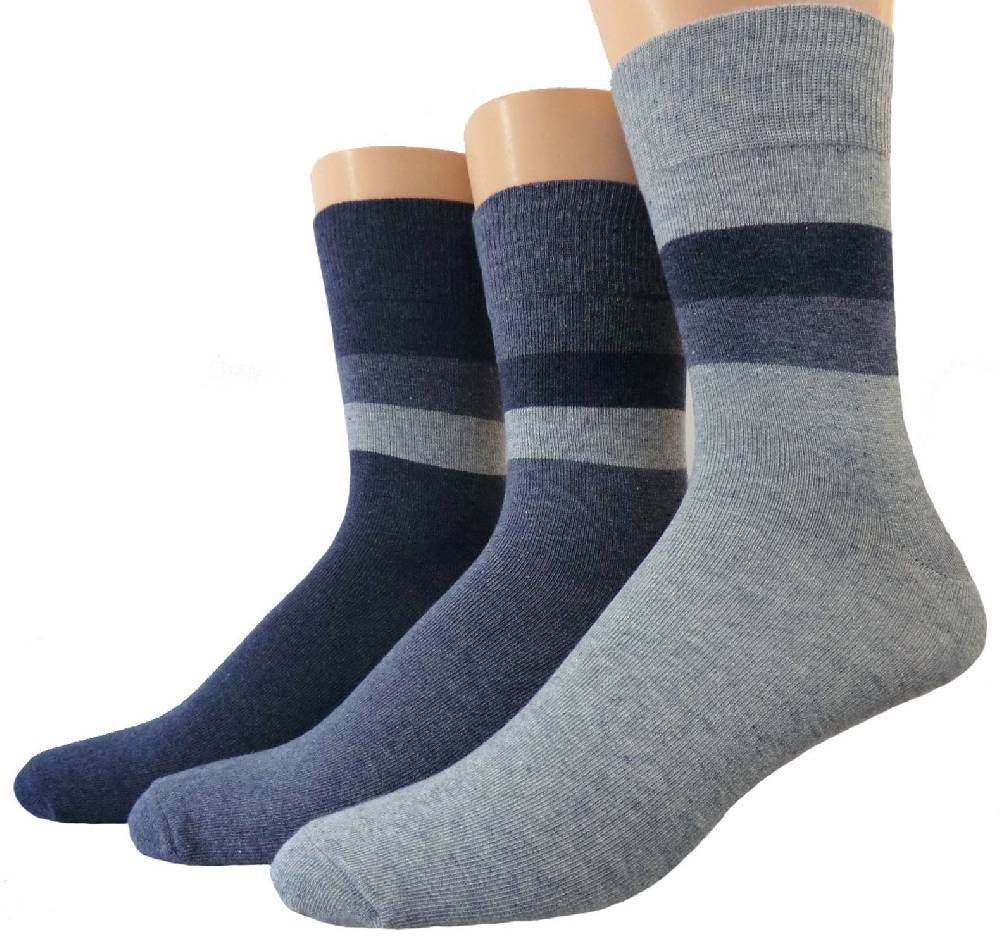 Shimasocks Herren Socken 3er Pack Ringel