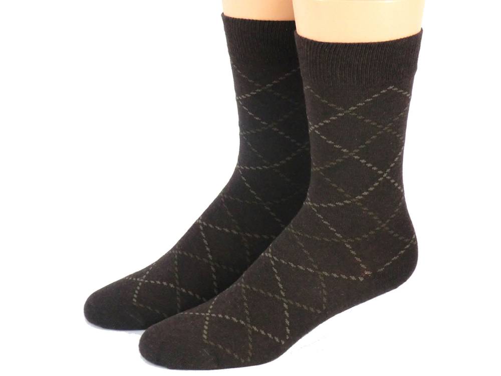 Shimasocks Herren Socken mit zweifarbigem Überkaro