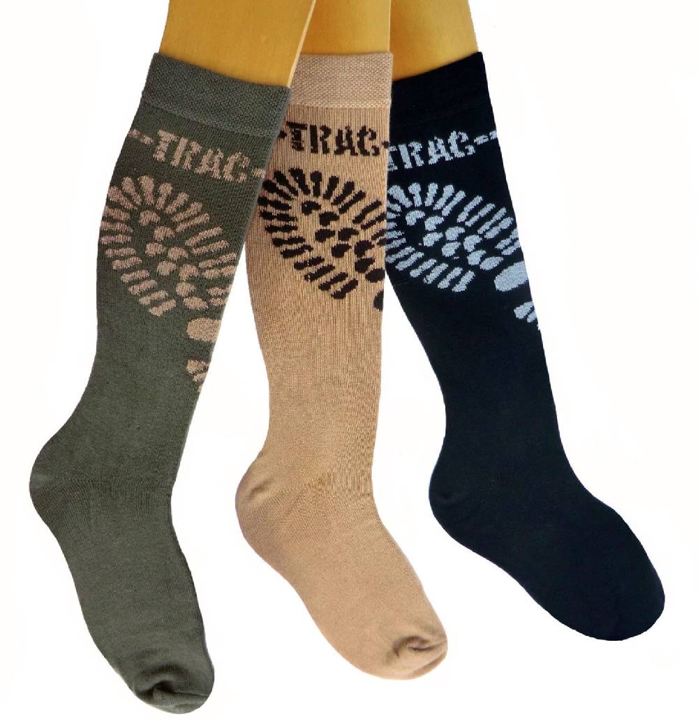 Shimasocks Kinder Kniestrümpfe Fußspuren 3er Pack