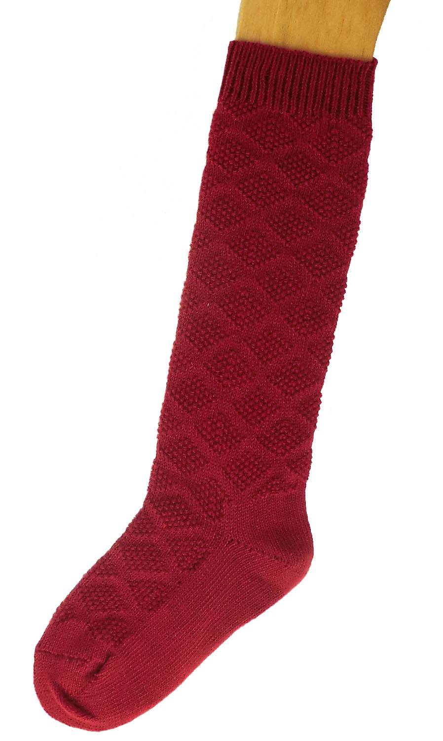 Shimasocks Kinder Kniestrümpfe Rautenmuster