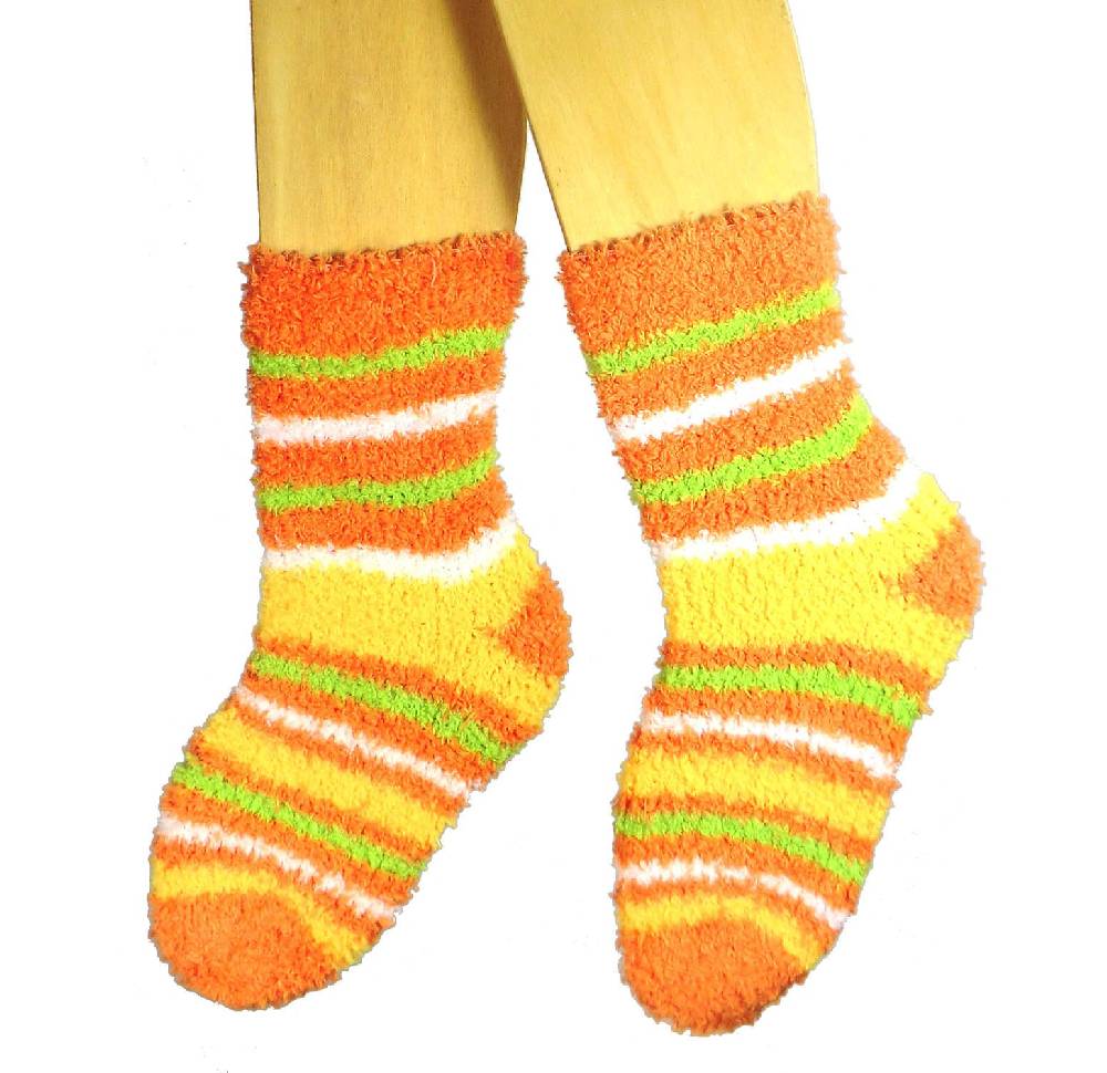 Shimasocks Kinder Kuschelsocken Geringelt