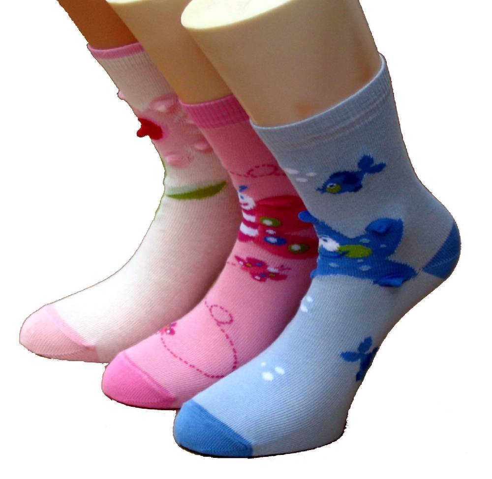 Shimasocks Kinder Mädchen Socken In 3D Optik