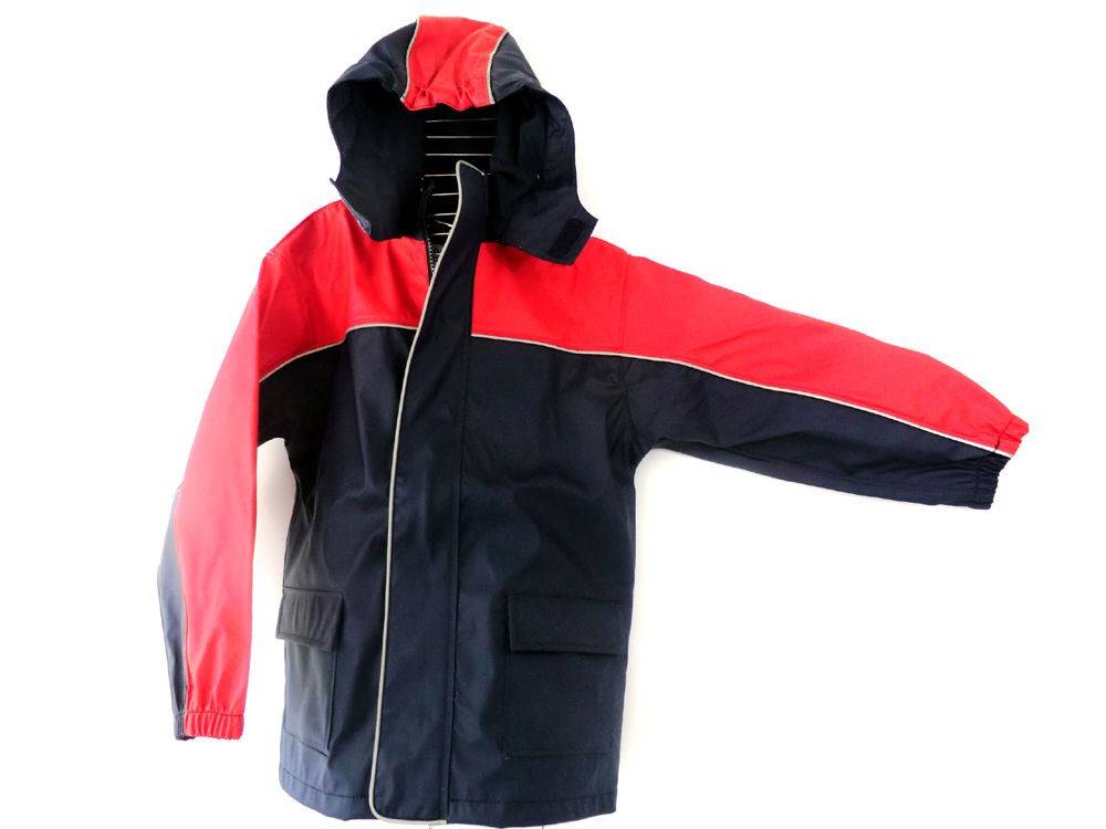 Shimasocks Kinder Regenjacke marine/ rot