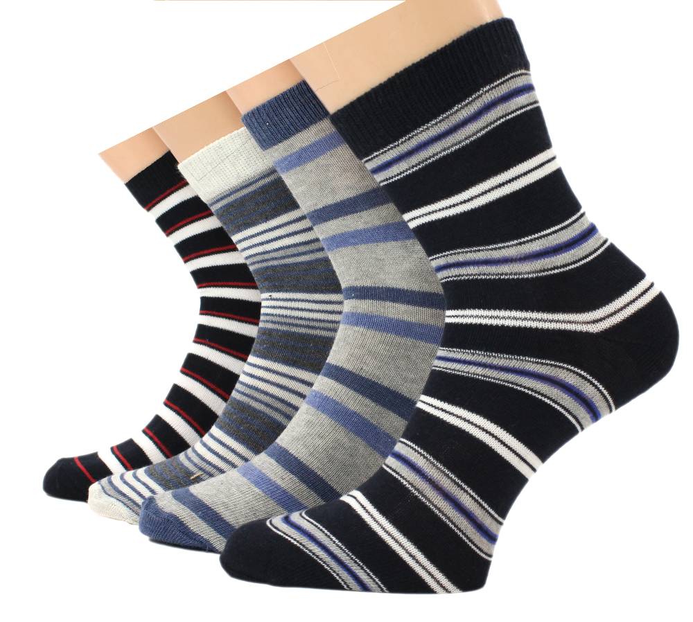 Shimasocks Kinder Socken Jungen 4er Pack Ringel