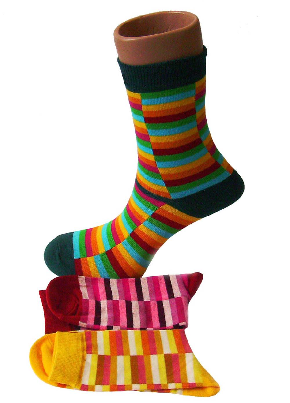 Shimasocks Kinder Socken Ringel 3er Pack
