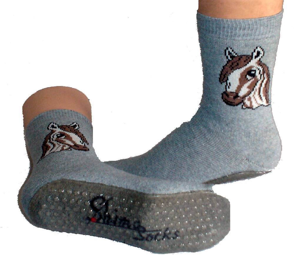 Shimasocks Kinder Sockenschuh Motiv Pferdekopf