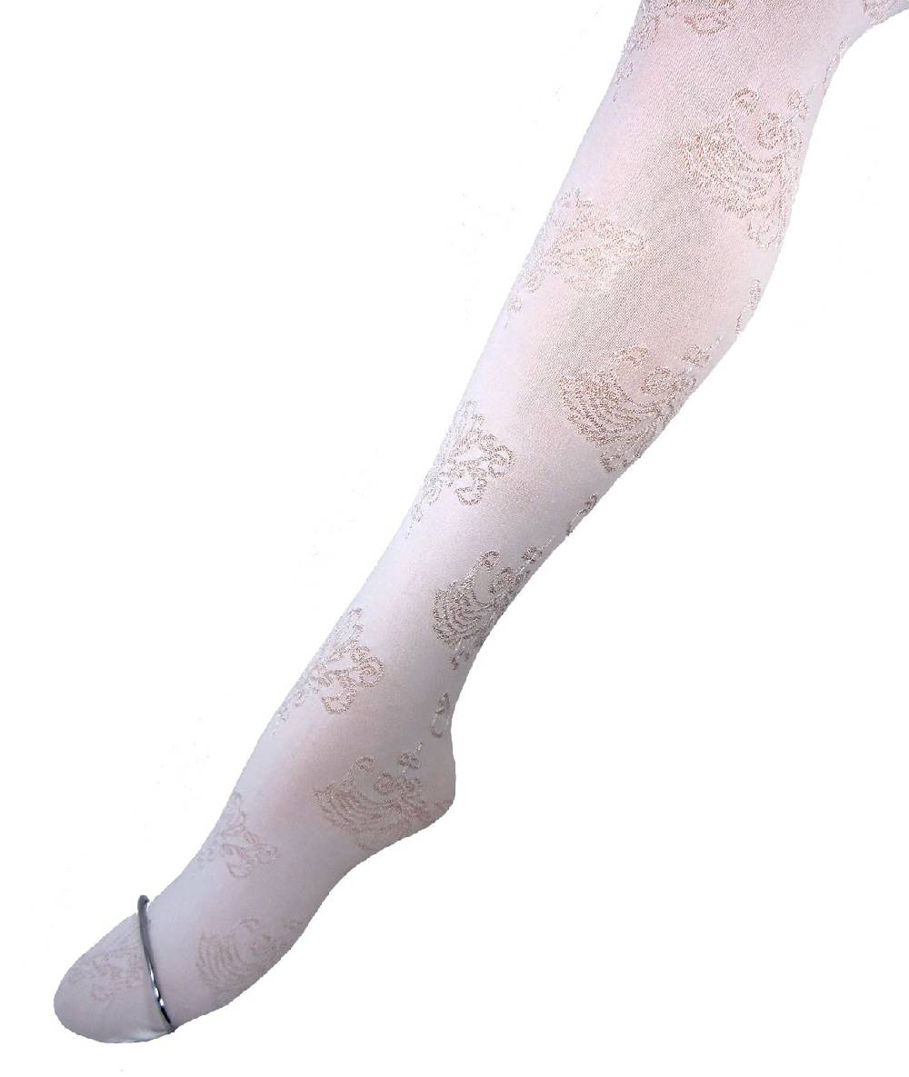 Shimasocks Kinder Strumpfhose Weiß 3D Muster