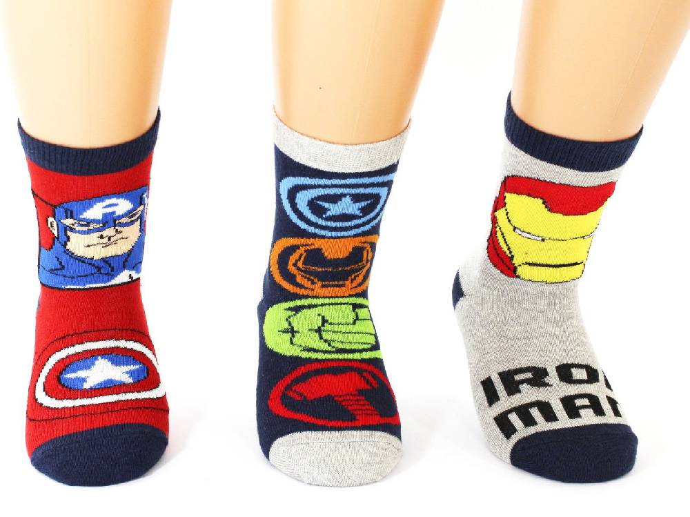Shimasocks Marvel Kinder Superhero Socken 3er Pack