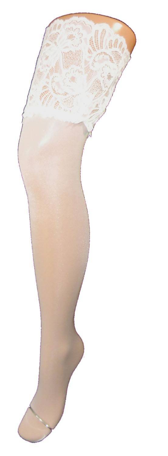 Shimasocks Strapsstrümpfe Weiß