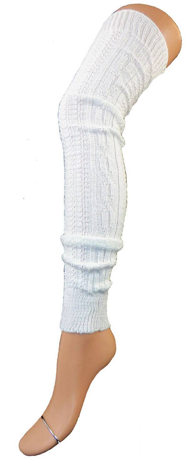 Shimasocks Unisex Stulpen Legwarmer ca. 70 cm weiß
