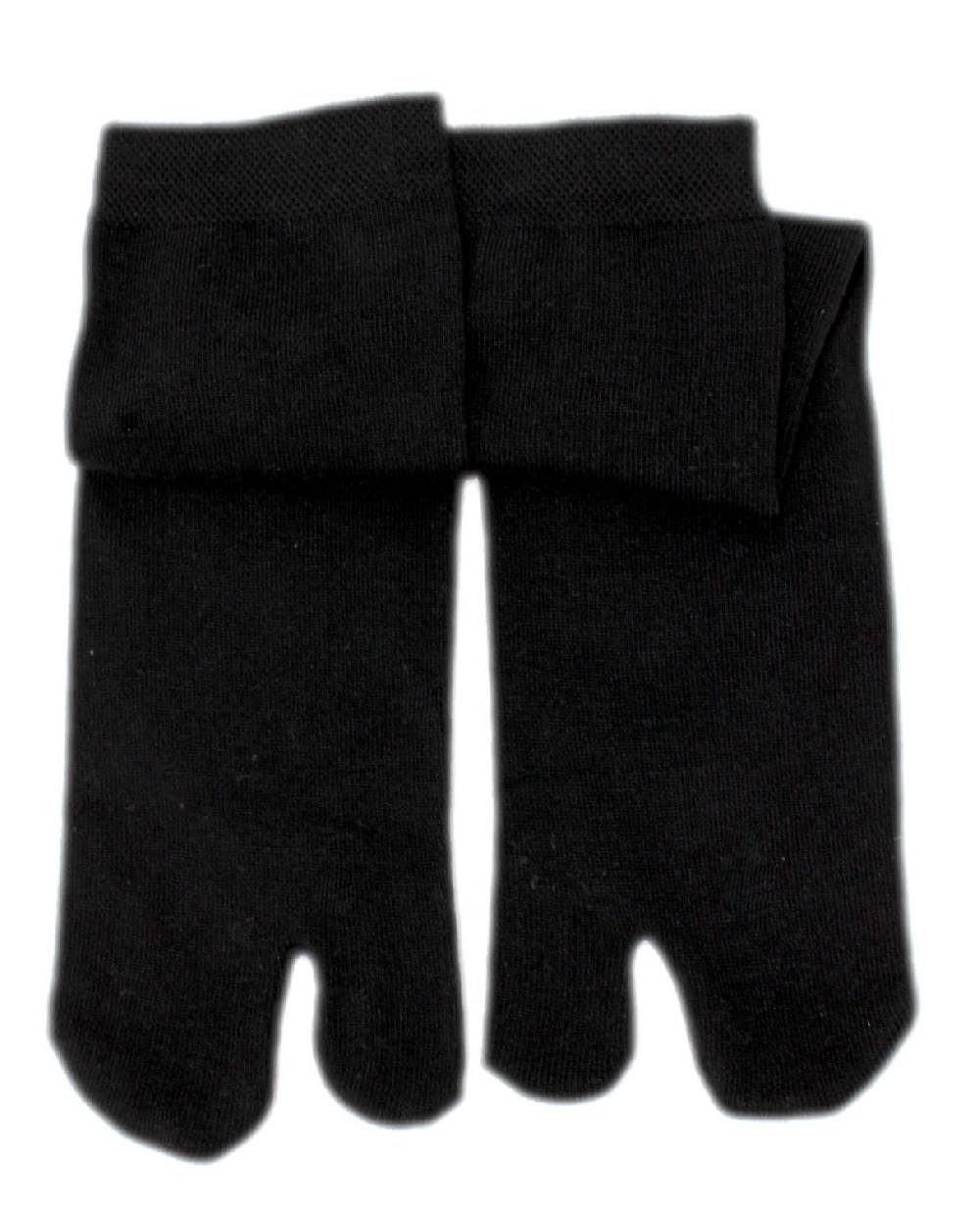 Shimasocks Socken Samurai Socks Flip-flops Zehensocken Schwarz Weiß Bambus-Viskose