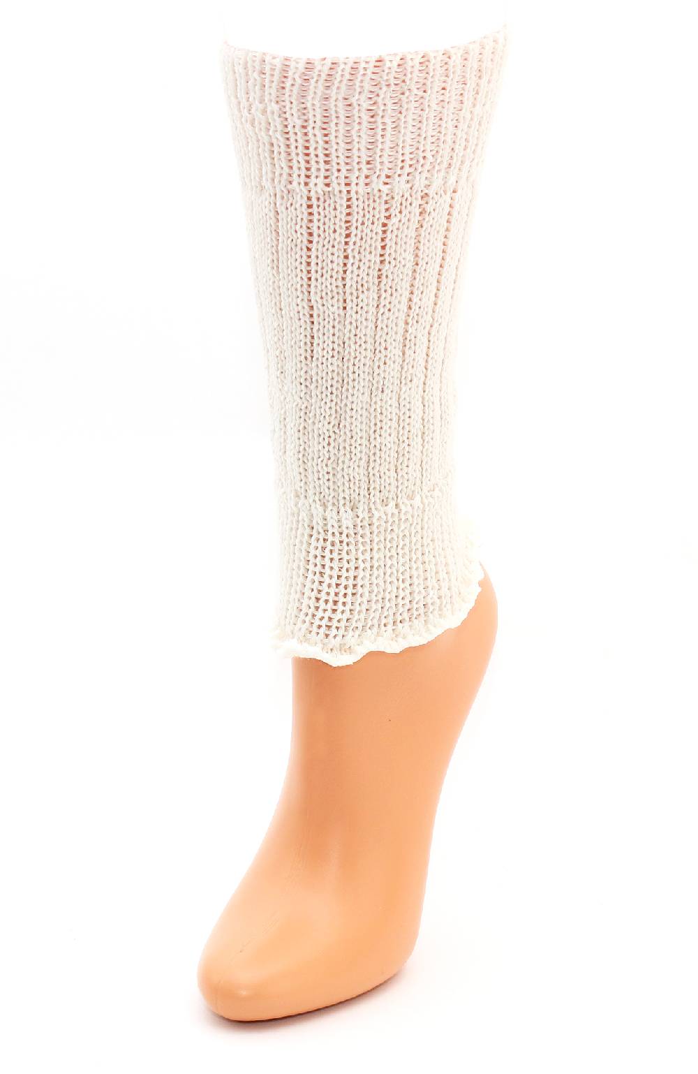 Shimasocks Stulpen Legwarmer Schurwolle weiß wärmend Winter Pulswärmer