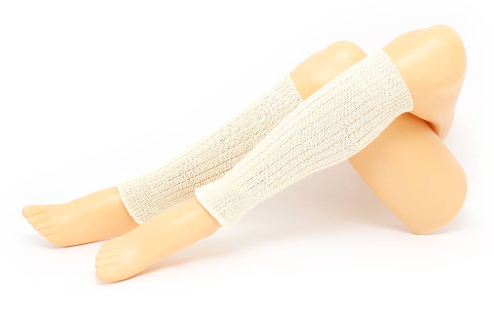 Shimasocks Stulpen Wollstulpe Legwarmer - wärmeregulierend - Damen, Kinder, Herren, schwarz beige weiß