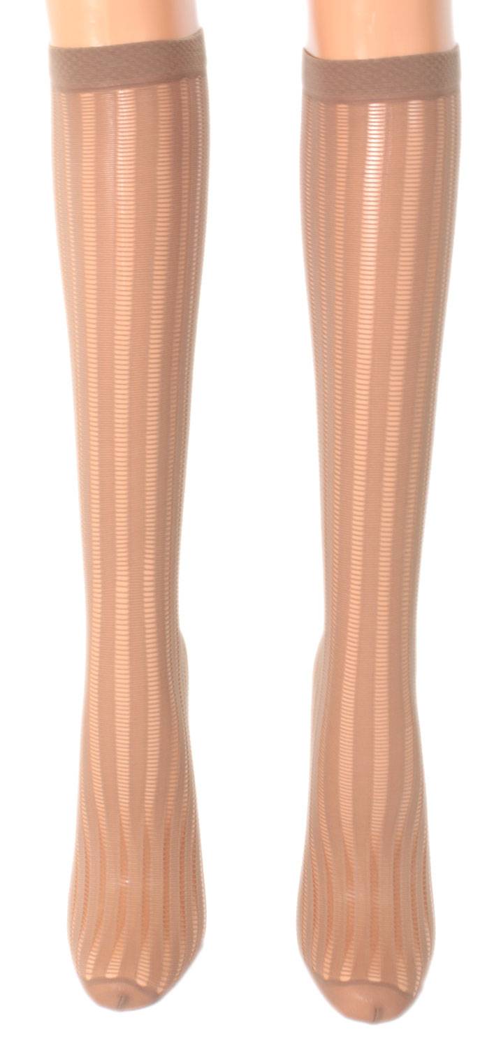 Shimasocks Stylische Damen Netzkniestrümpfe - Netzstrümpfe mit Muster - Sexy Strümpfe 30DEN