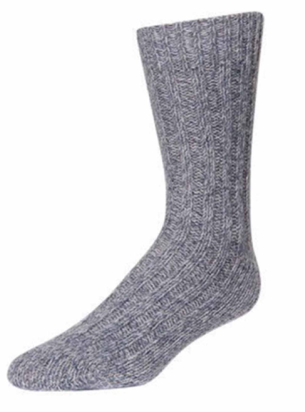 Shimasocks Thibet Wandersocken Hiking Socks Schurwolle graumeliert