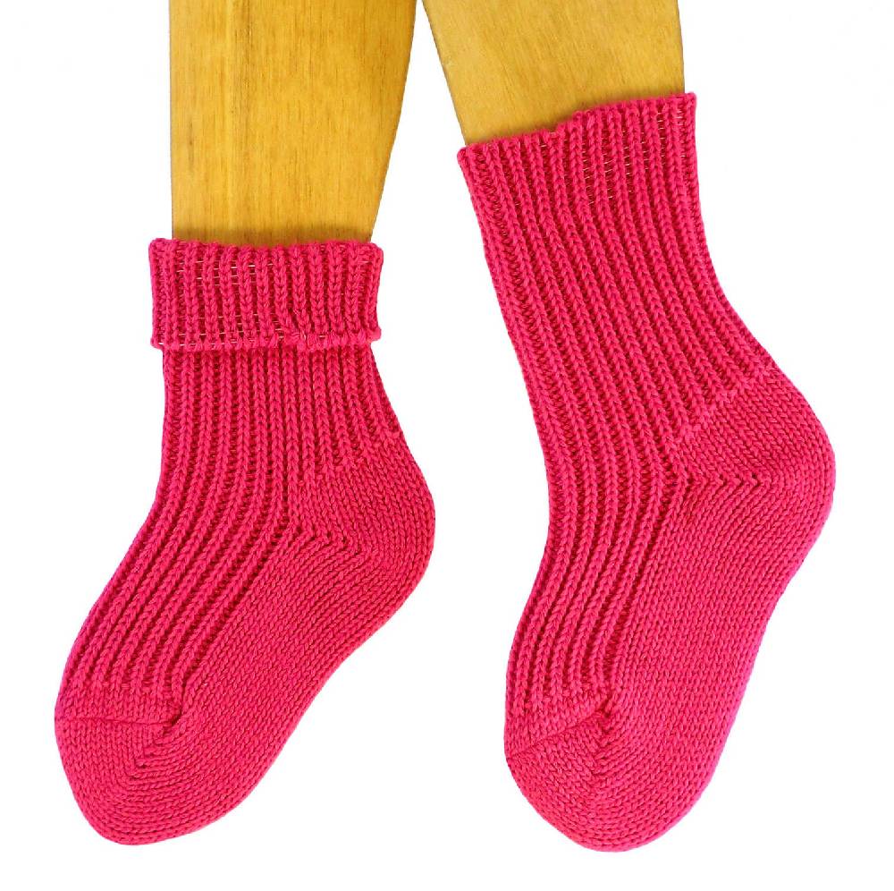 Shimasocks Wohlfühlsöcken Karli - Umschlagsöckchen für Baby und Kids, weiß, rosa, gelb, jeans, blau, rot, marine, rosa, hellblau, petrol