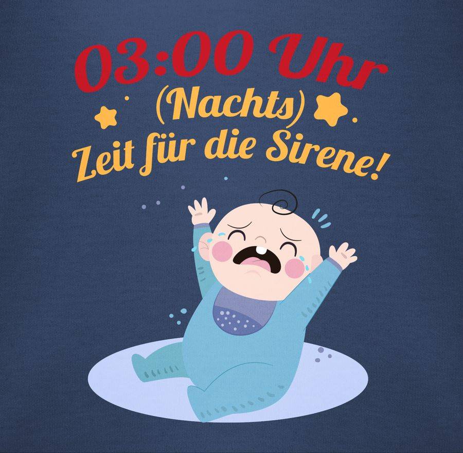 Shirtracer 03:00 Uhr (Nachts) Zeit Für Die Sirene! Shirts & Mehr Shirtracer