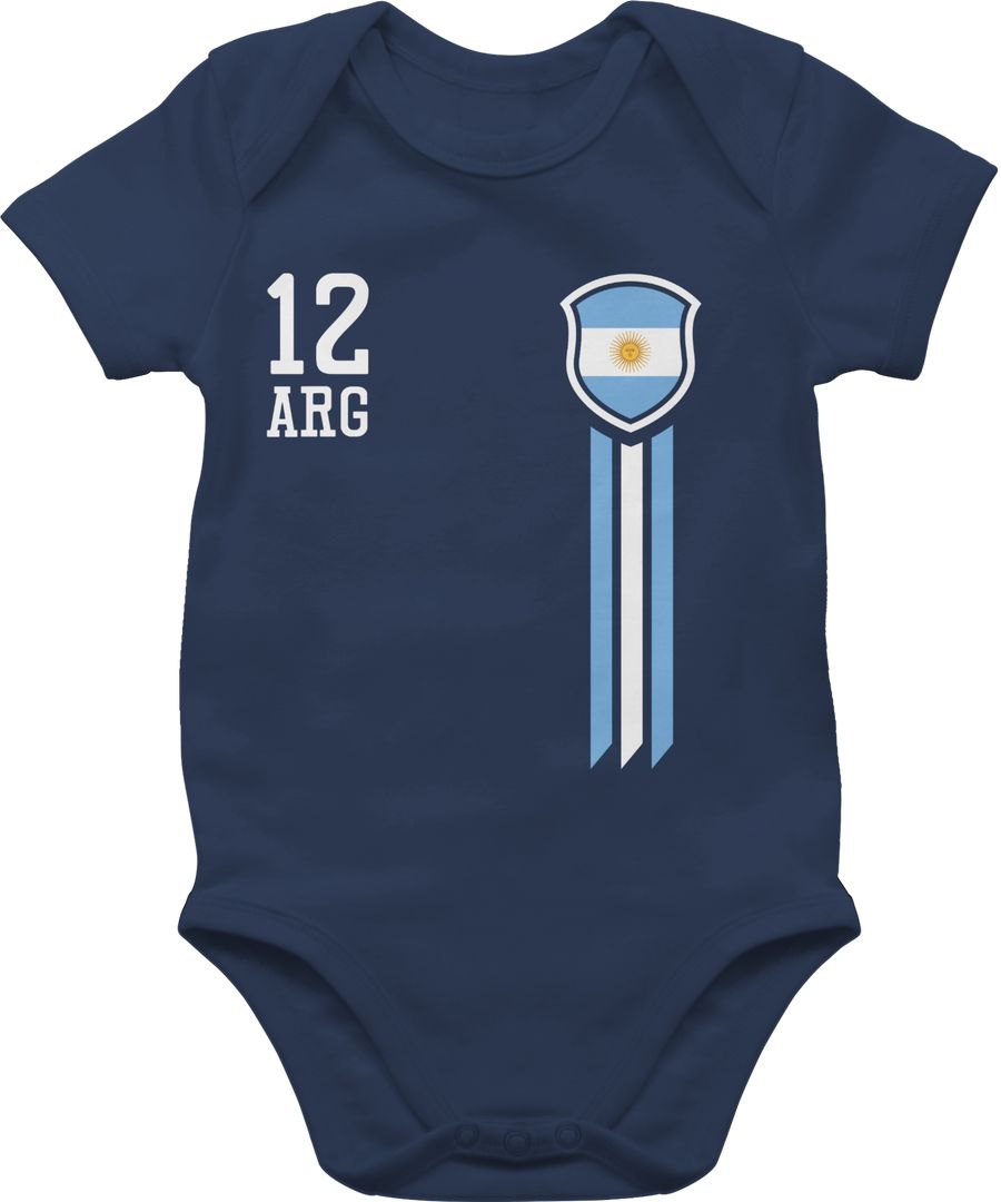Shirtracer 12. Mann Argentinien Fanshirt: T-Shirt Turnbeutel Shirtracer