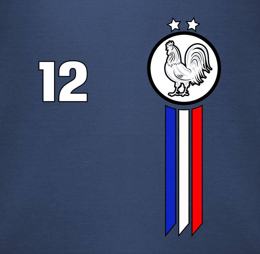 Shirtracer 12. Mann Frankreich Emblem Shirts & Mehr Shirtracer