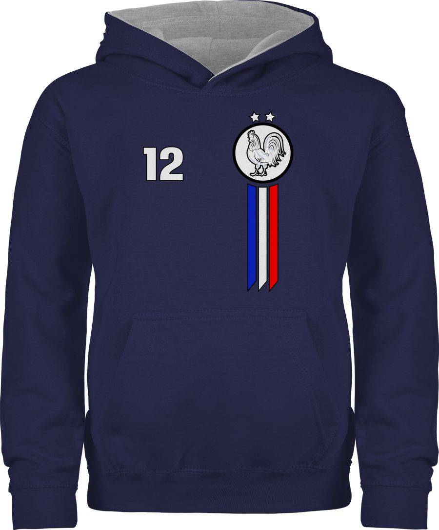 Shirtracer 12. Mann Frankreich Emblem Shirts & Mehr Shirtracer