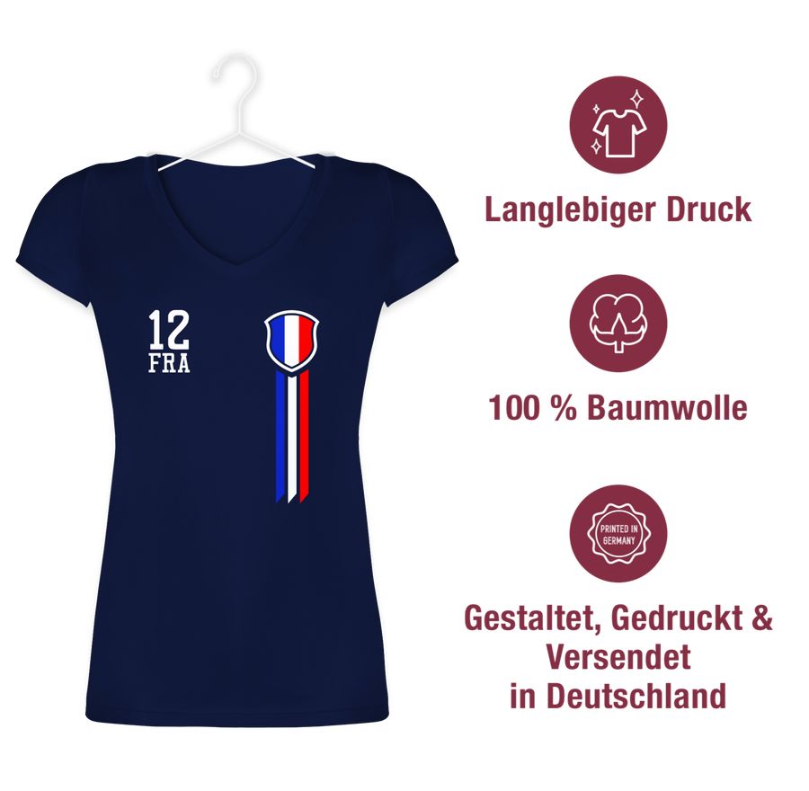 Shirtracer 12. Mann Frankreich Fanshirt Shirts & Mehr Shirtracer