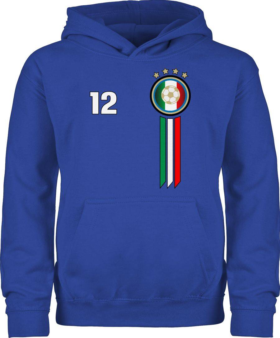 Shirtracer 12. Mann Italien Emblem: T-Shirt Turnbeutel Shirtracer