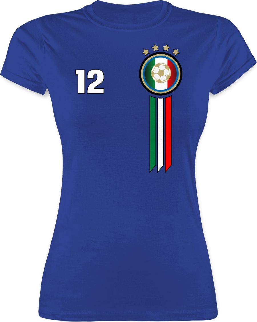Shirtracer 12. Mann Italien Emblem: T-Shirt Turnbeutel Shirtracer