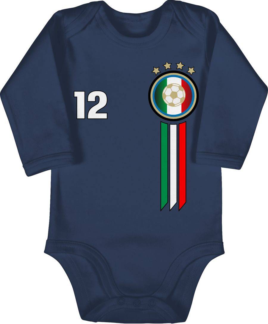 Shirtracer 12. Mann Italien Emblem: T-Shirt Turnbeutel Shirtracer