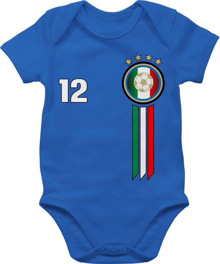 Shirtracer 12. Mann Italien Emblem: T-Shirt Turnbeutel Shirtracer