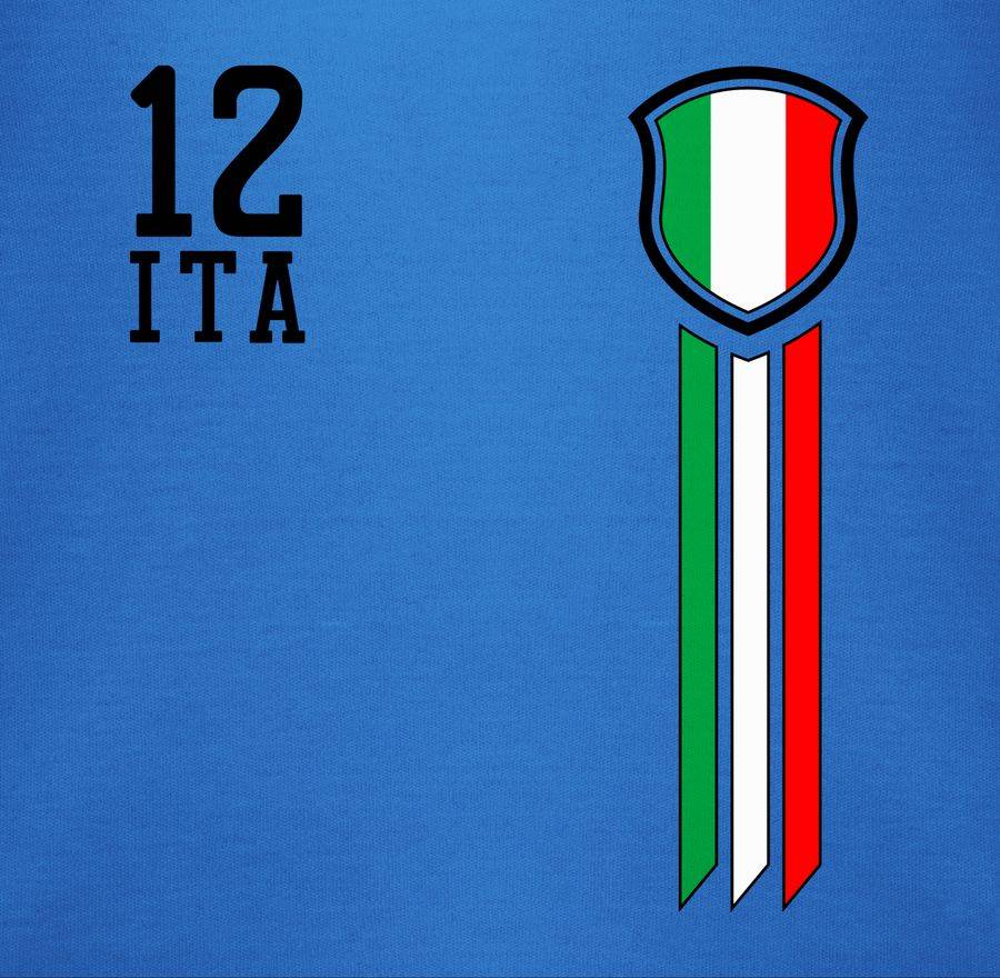 Shirtracer 12. Mann Italien Fanshirt: T-Shirt Turnbeutel Shirtracer