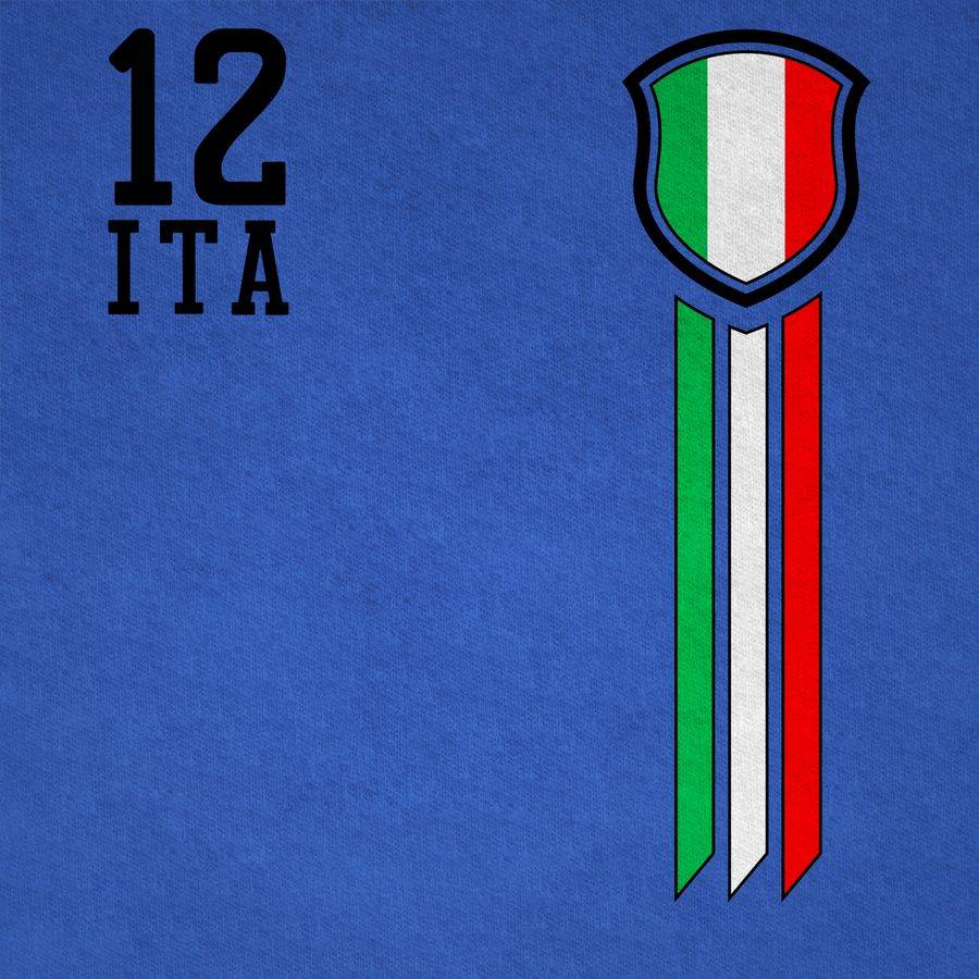 Shirtracer 12. Mann Italien Fanshirt: T-Shirt Turnbeutel Shirtracer