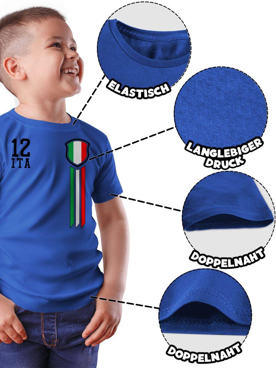 Shirtracer 12. Mann Italien Fanshirt: T-Shirt Turnbeutel Shirtracer