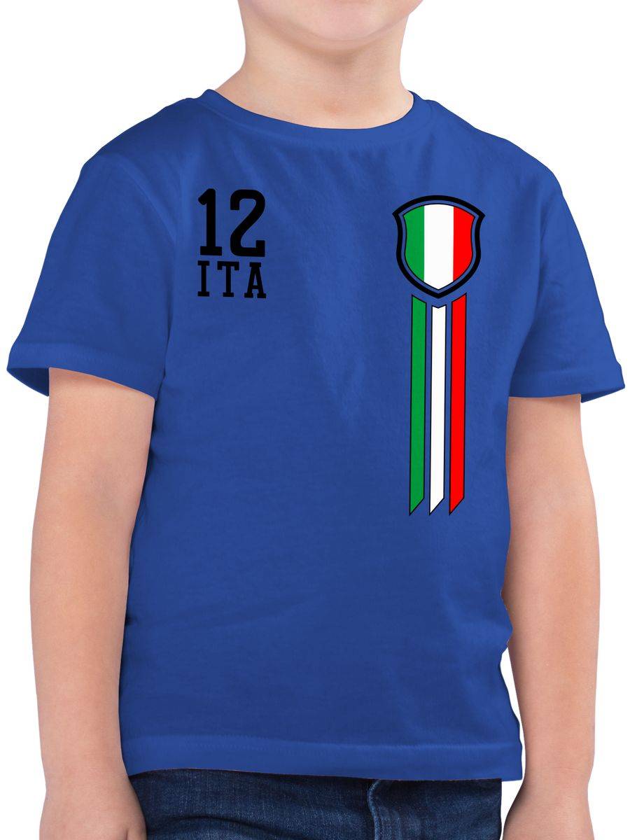 Shirtracer 12. Mann Italien Fanshirt: T-Shirt Turnbeutel Shirtracer