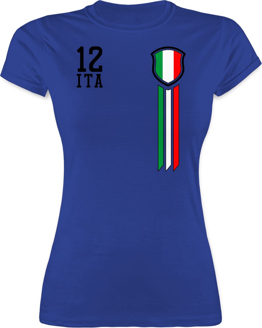 Shirtracer 12. Mann Italien Fanshirt: T-Shirt Turnbeutel Shirtracer