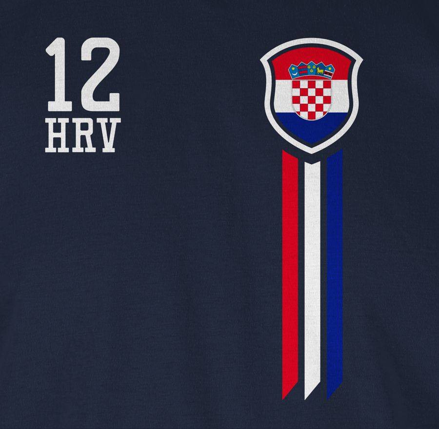 Shirtracer 12. Mann Kroatien Fan-Shirt: Tshirt Gym Bag Shirtracer
