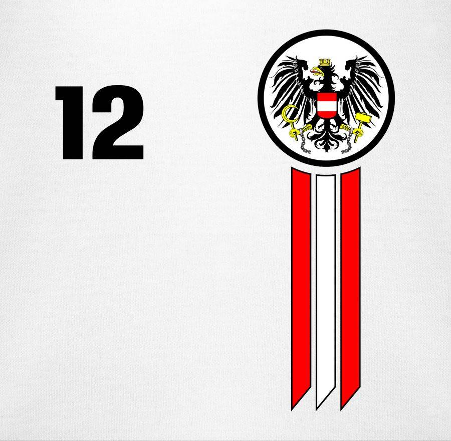 Shirtracer 12. Mann Östereich Emblem Shirts & Mehr Shirtracer