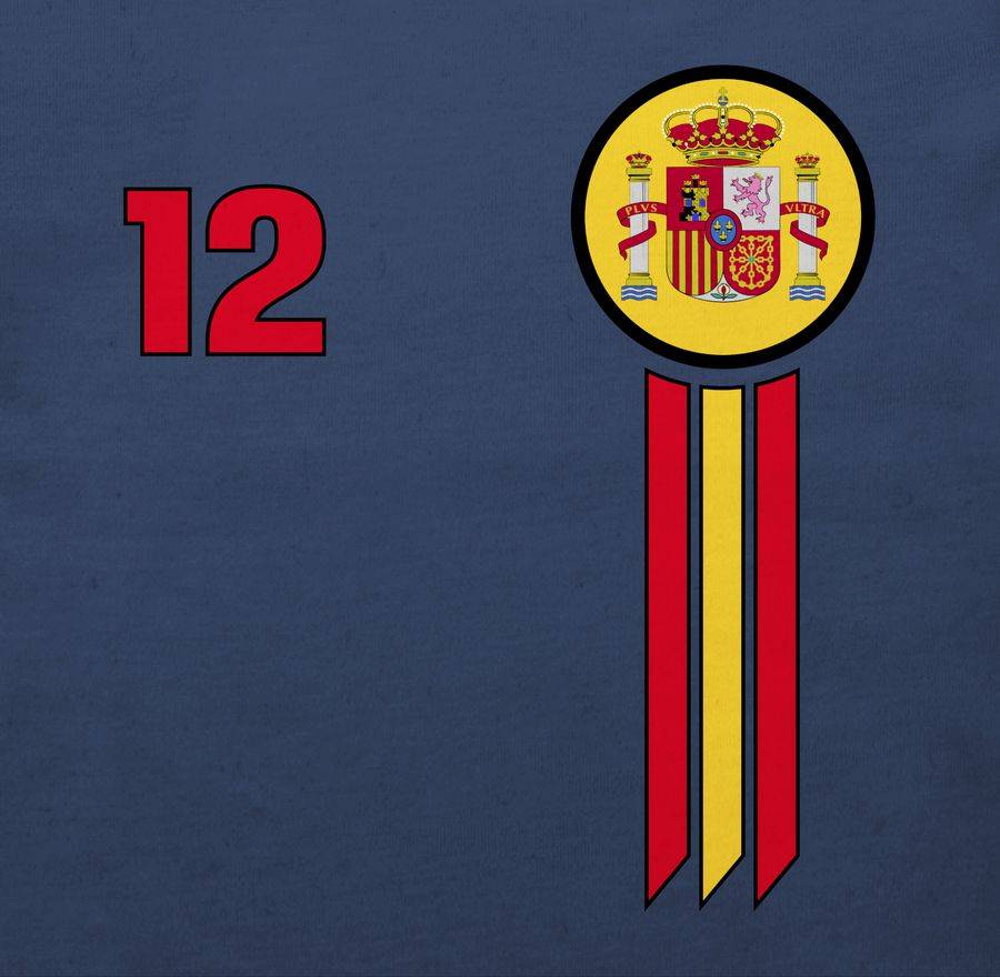 Shirtracer 12. Mann Spanien Emblem: T-Shirt Rucksack Shirtracer