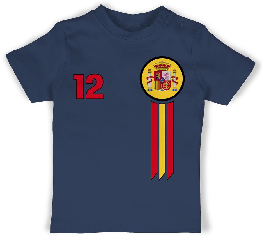 Shirtracer 12. Mann Spanien Emblem: T-Shirt Rucksack Shirtracer