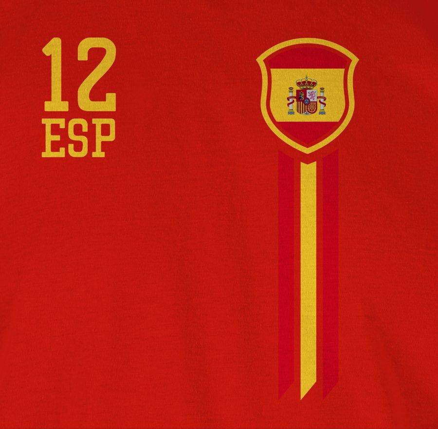 Shirtracer 12. Mann Spanien Fan-Shirt WM Shirts & Mehr Shirtracer