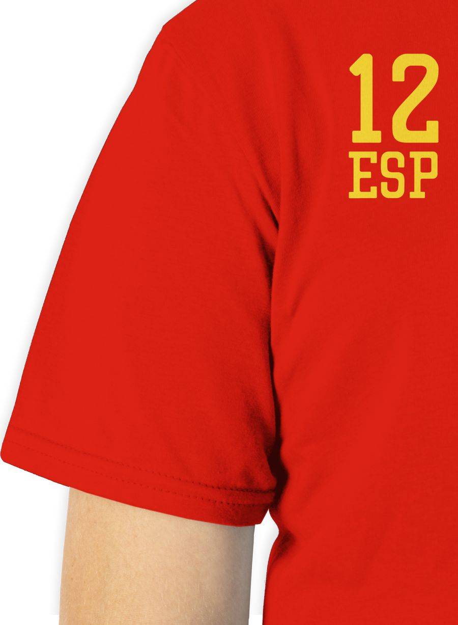 Shirtracer 12. Mann Spanien Fan-Shirt WM Shirts & Mehr Shirtracer