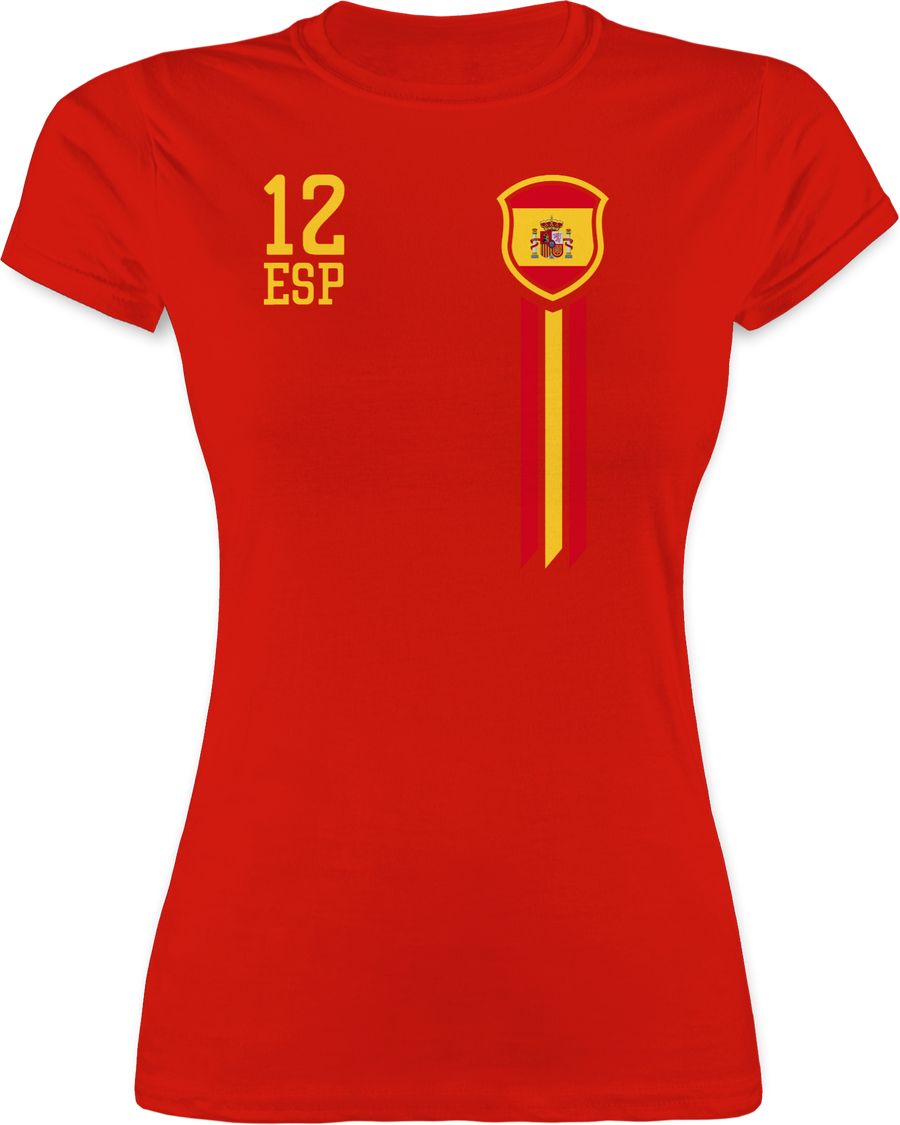 Shirtracer 12. Mann Spanien Fan-Shirt WM Shirts & Mehr Shirtracer