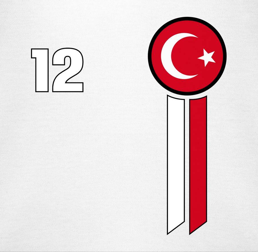 Shirtracer 12. Mann Türkei Emblem Shirts & Mehr Shirtracer
