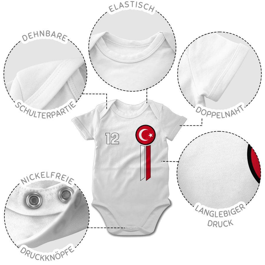 Shirtracer 12. Mann Türkei Emblem Shirts & Mehr Shirtracer