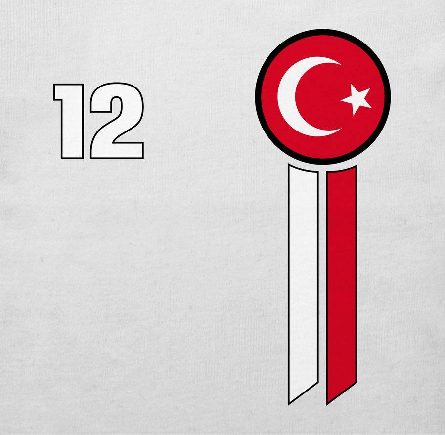 Shirtracer 12. Mann Türkei Emblem Shirts & Mehr Shirtracer