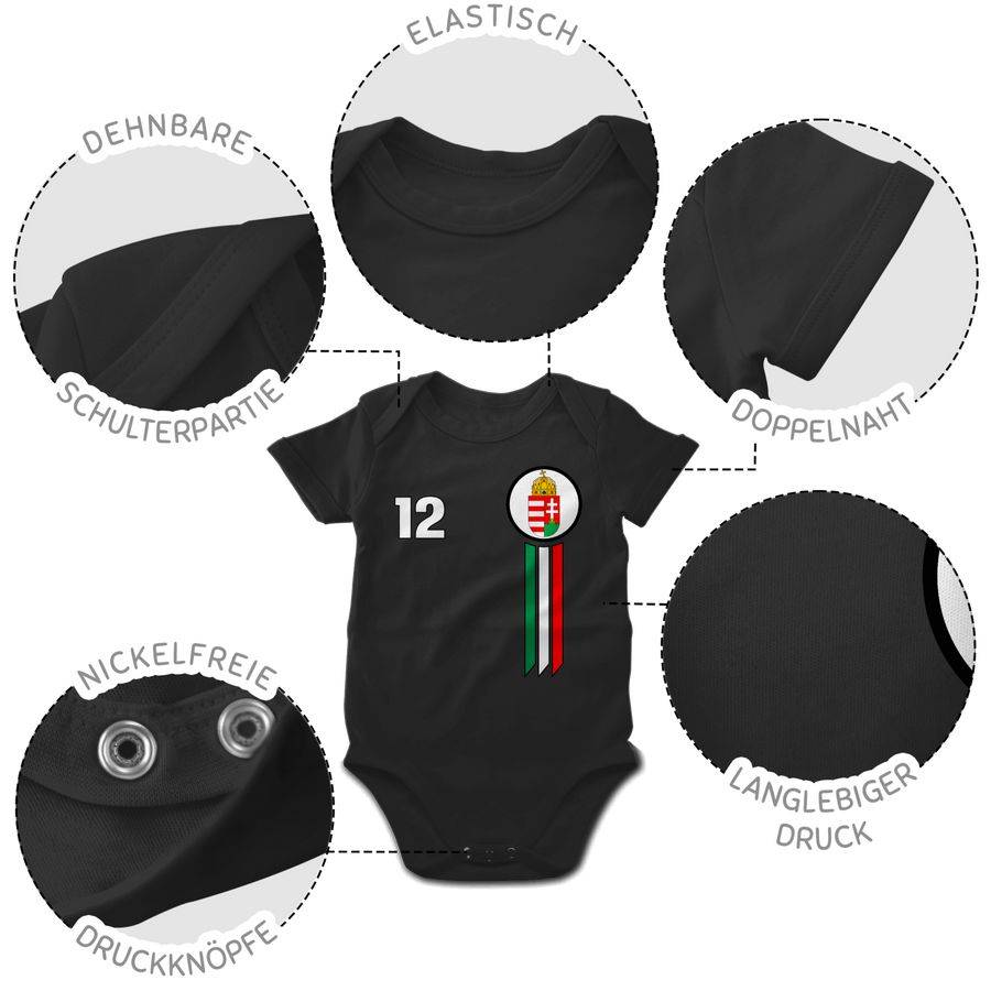 Shirtracer 12. Mann Ungarn Emblem Shirts & Mehr Shirtracer